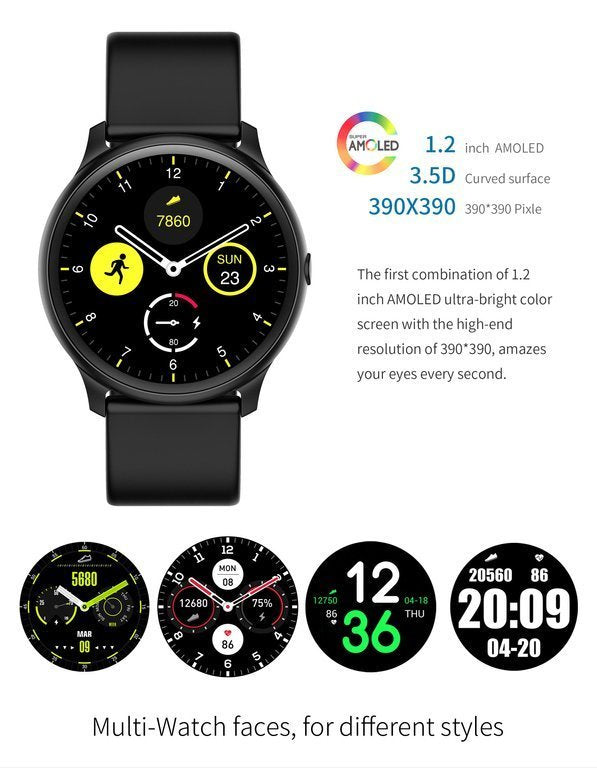 SMARTWATCH ΑΝΔΡΩΝ G. Rossi G.RSWSF1-1A1-1 μαύρο + επιπλέον λουράκι (sg003e)