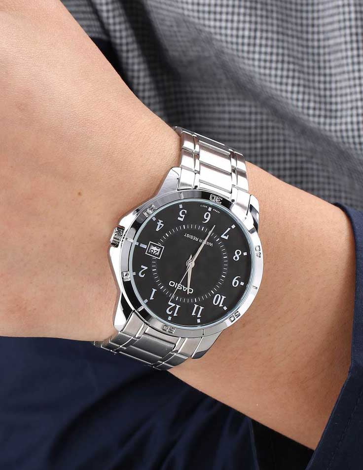 ΑΝΔΡΙΚΟ ΡΟΛΟΙ CASIO MTP-V004D-1B (zd047d) + BOX