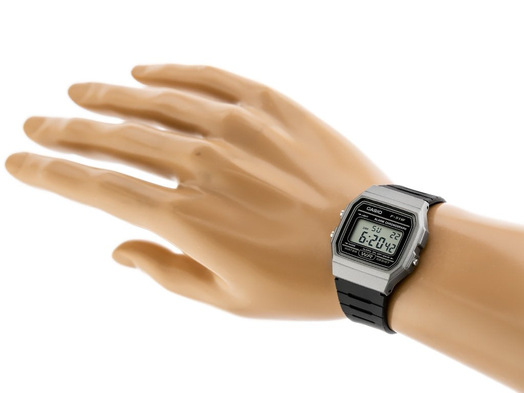 ΑΝΔΡΙΚΟ ΡΟΛΟΙ CASIO F-91WM-1BDF (zd102d) + BOX
