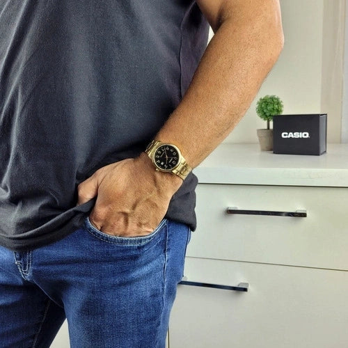 ΑΝΔΡΙΚΟ ΡΟΛΟΙ CASIO MTP-V002G-1B (zd103a) + BOX