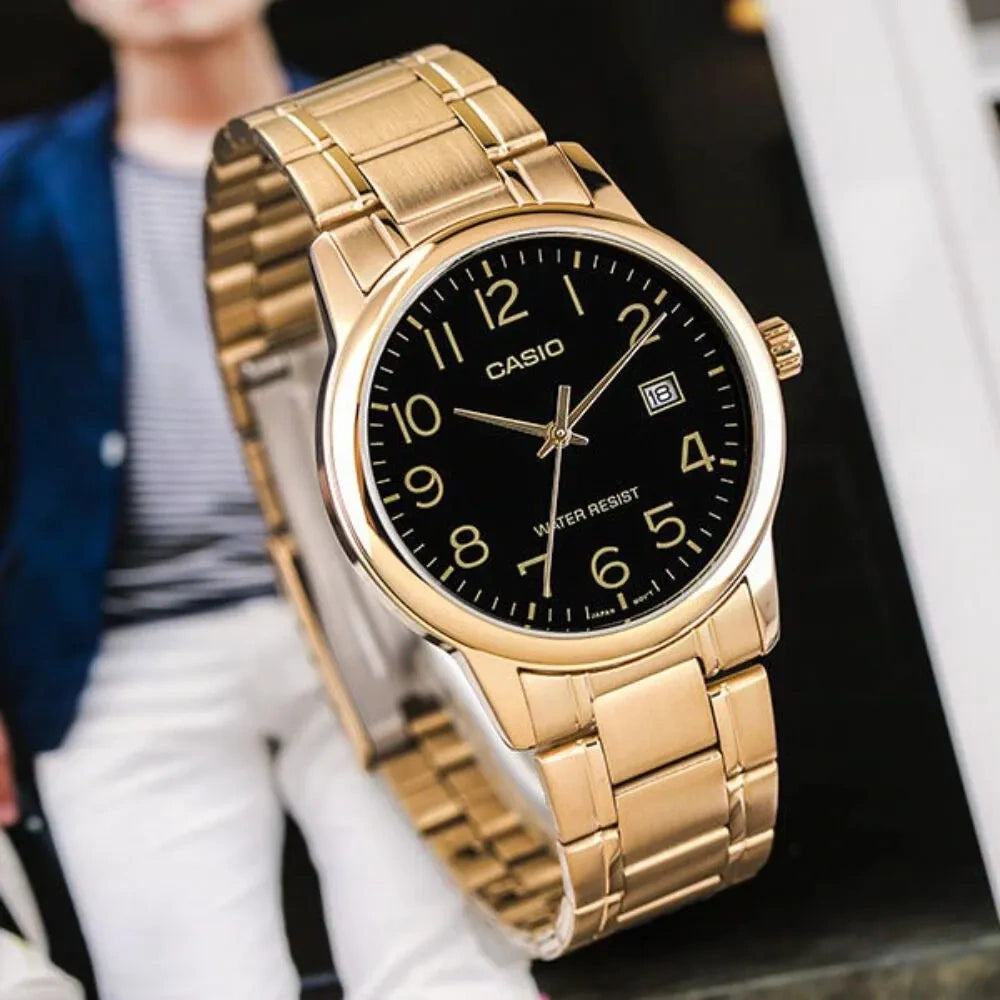 ΑΝΔΡΙΚΟ ΡΟΛΟΙ CASIO MTP-V002G-1B (zd103a) + BOX