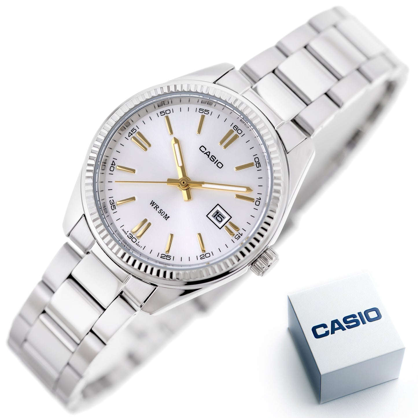 ΓΥΝΑΙΚΕΙΟ ΡΟΛΟΙ CASIO LTP-1302D 7A2V (zd521a) + ΚΟΥΤΙ