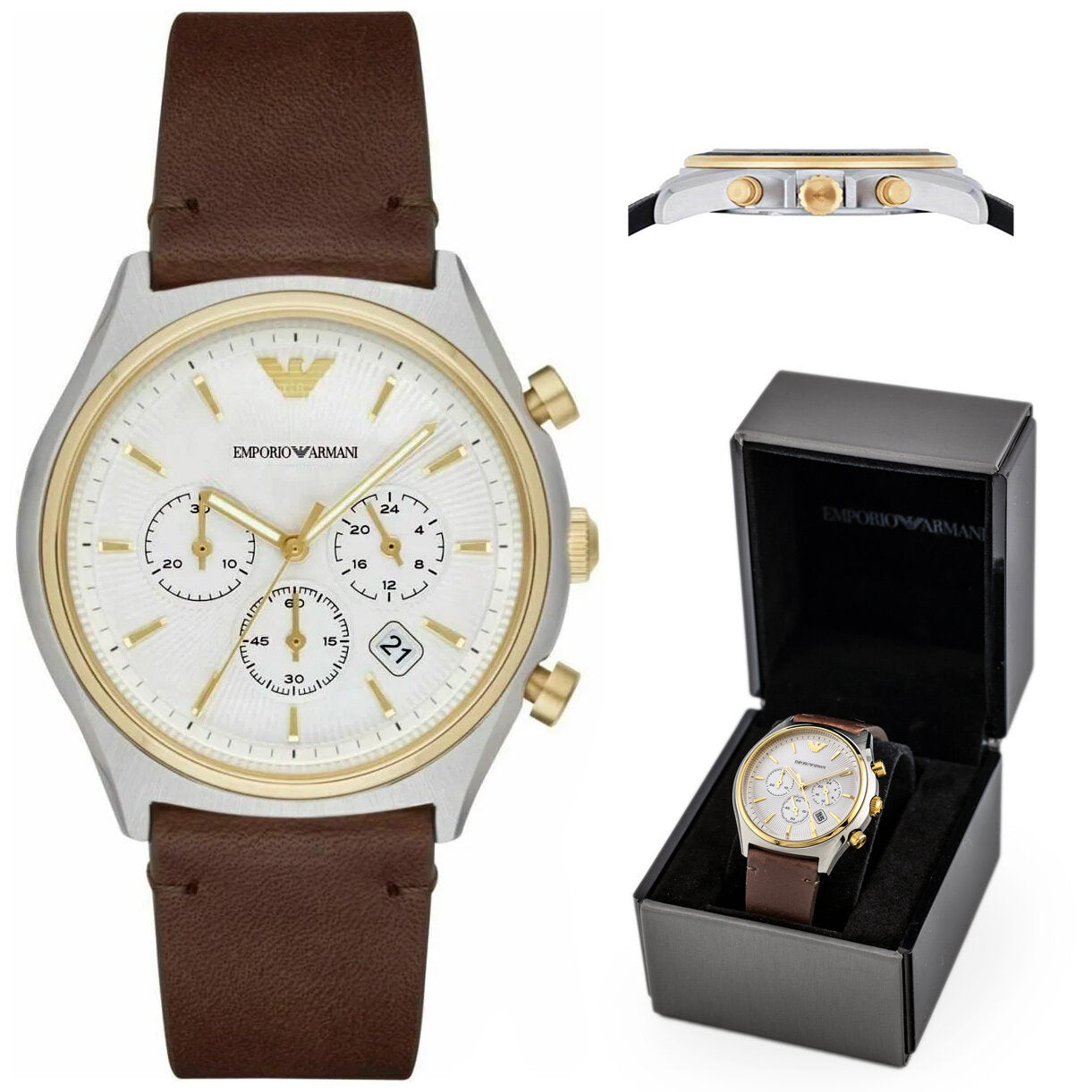 ΑΝΔΡΙΚΟ ΡΟΛΟΙ EMPORIO ARMANI AR11033 + ΚΟΥΤΙ