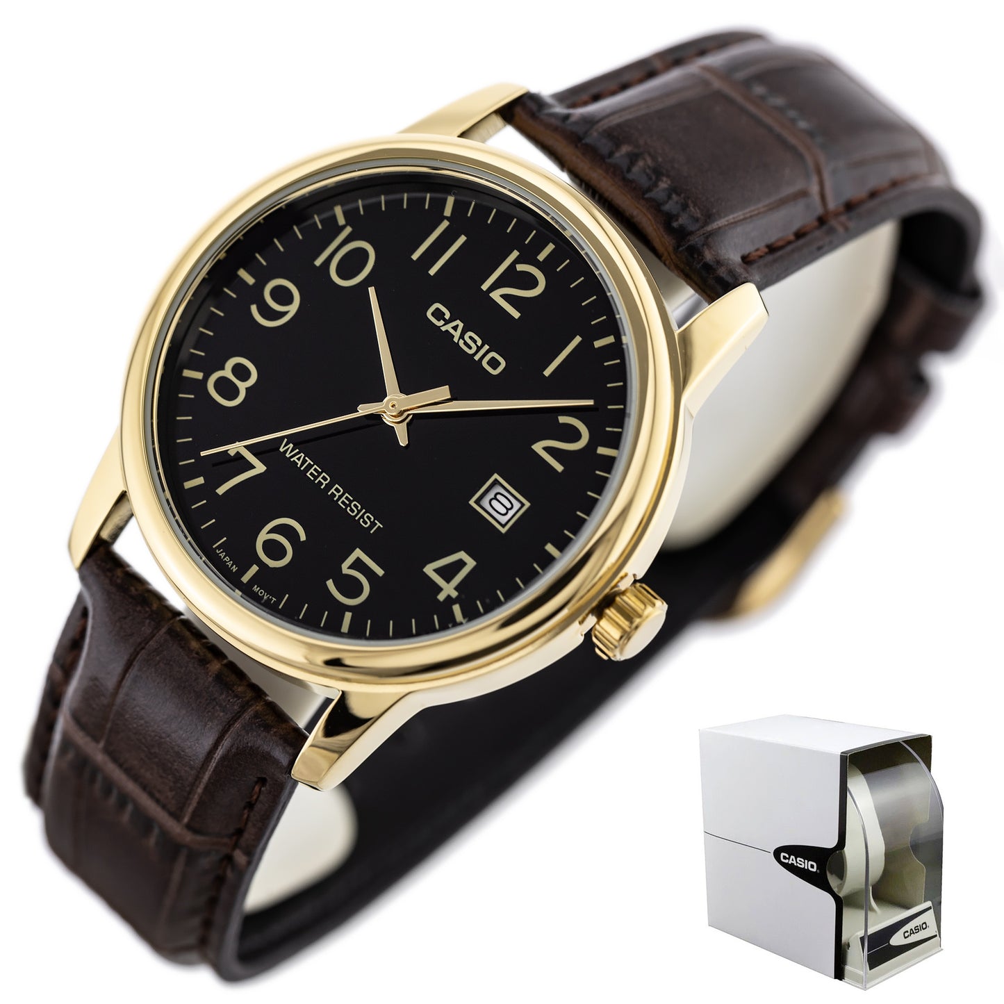 ΑΝΔΡΙΚΟ ΡΟΛΟΙ CASIO MTP-V002GL-1B + ΚΟΥΤΙ