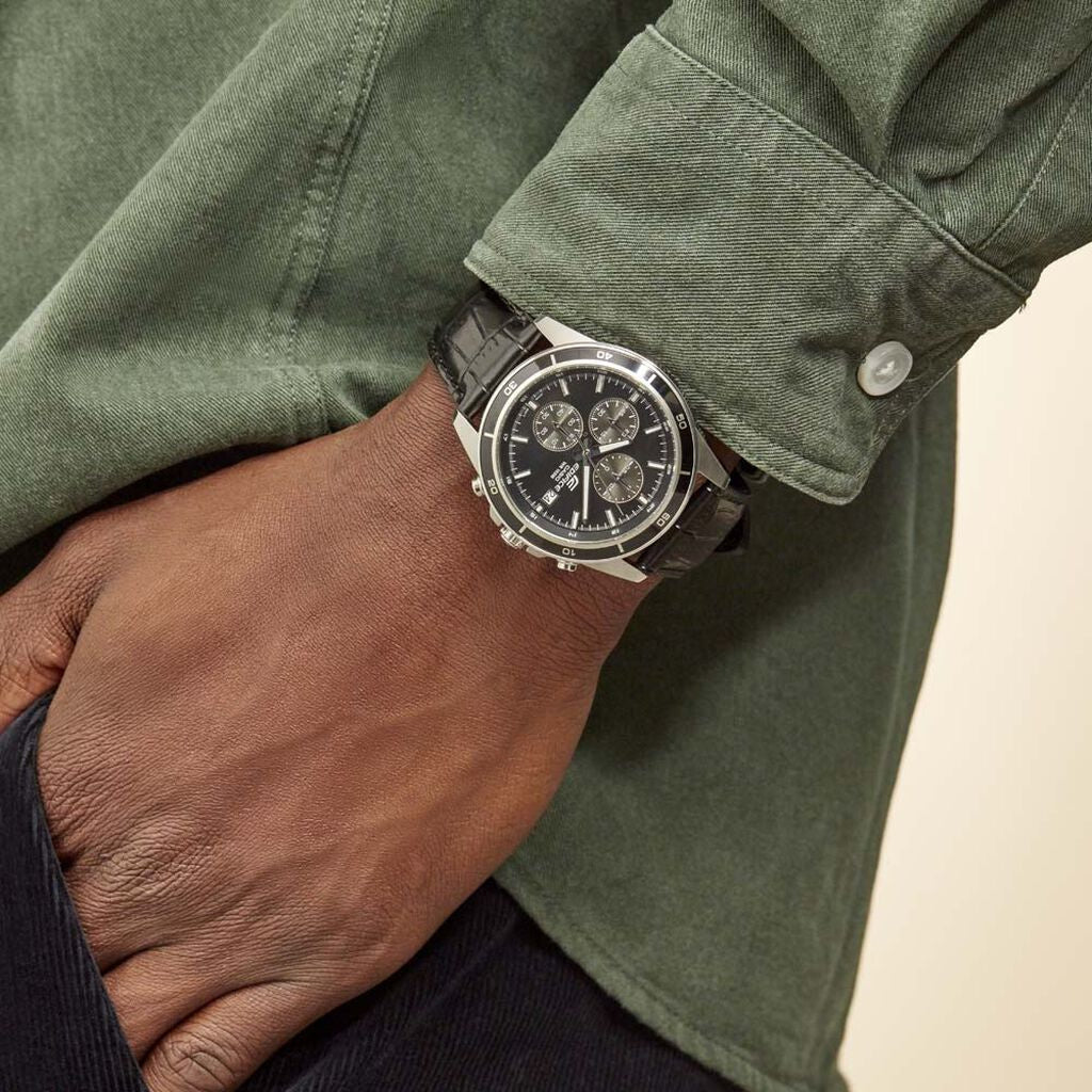CASIO EDIFICE Chronograph EFR-526L-1AV ΑΝΔΡΙΚΟ ΡΟΛΟΙ + ΚΟΥΤΙ