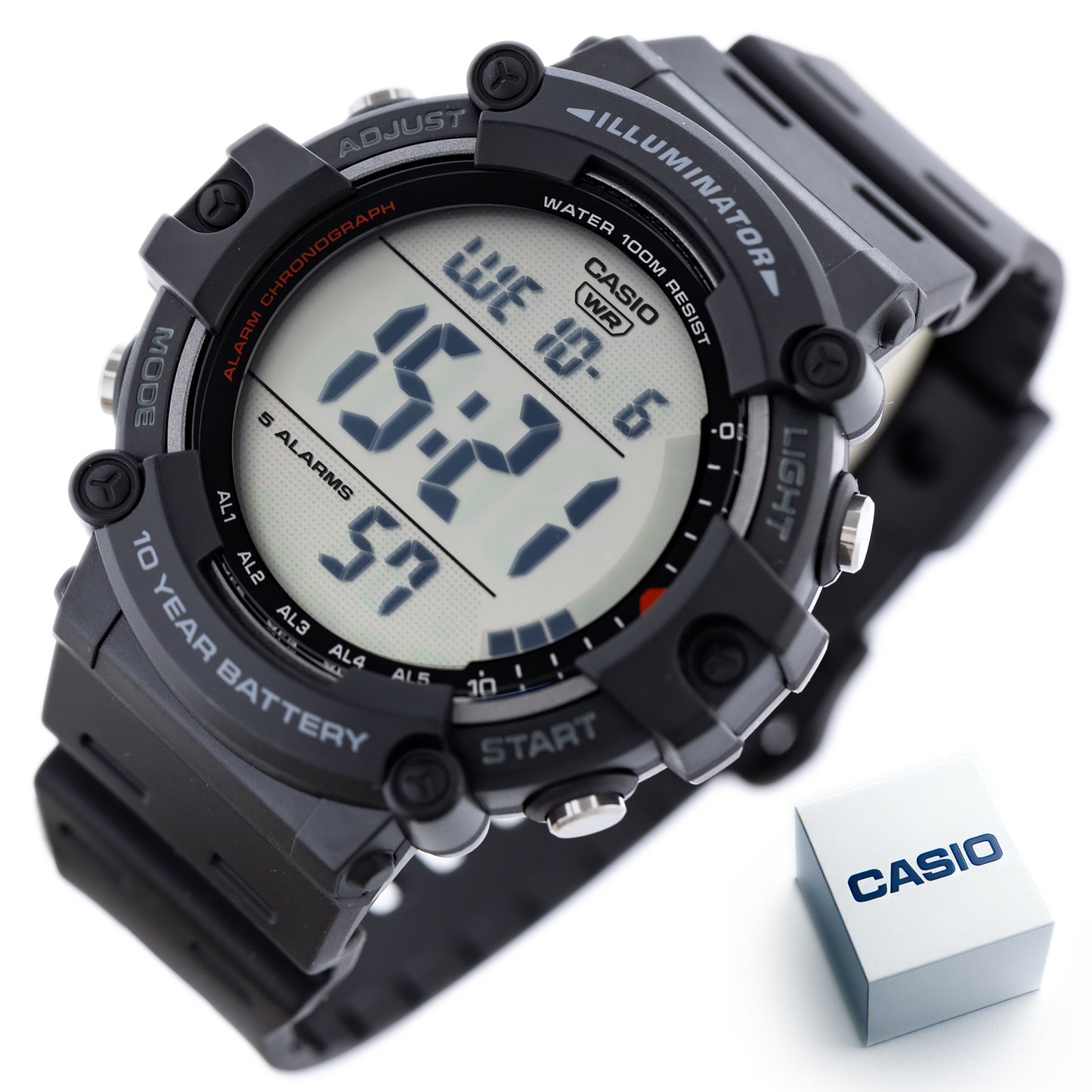 CASIO SPORT ILLUMINATOR AE-1500WH-1A ΑΝΔΡΙΚΟ ΡΟΛΟΙ + ΚΟΥΤΙ