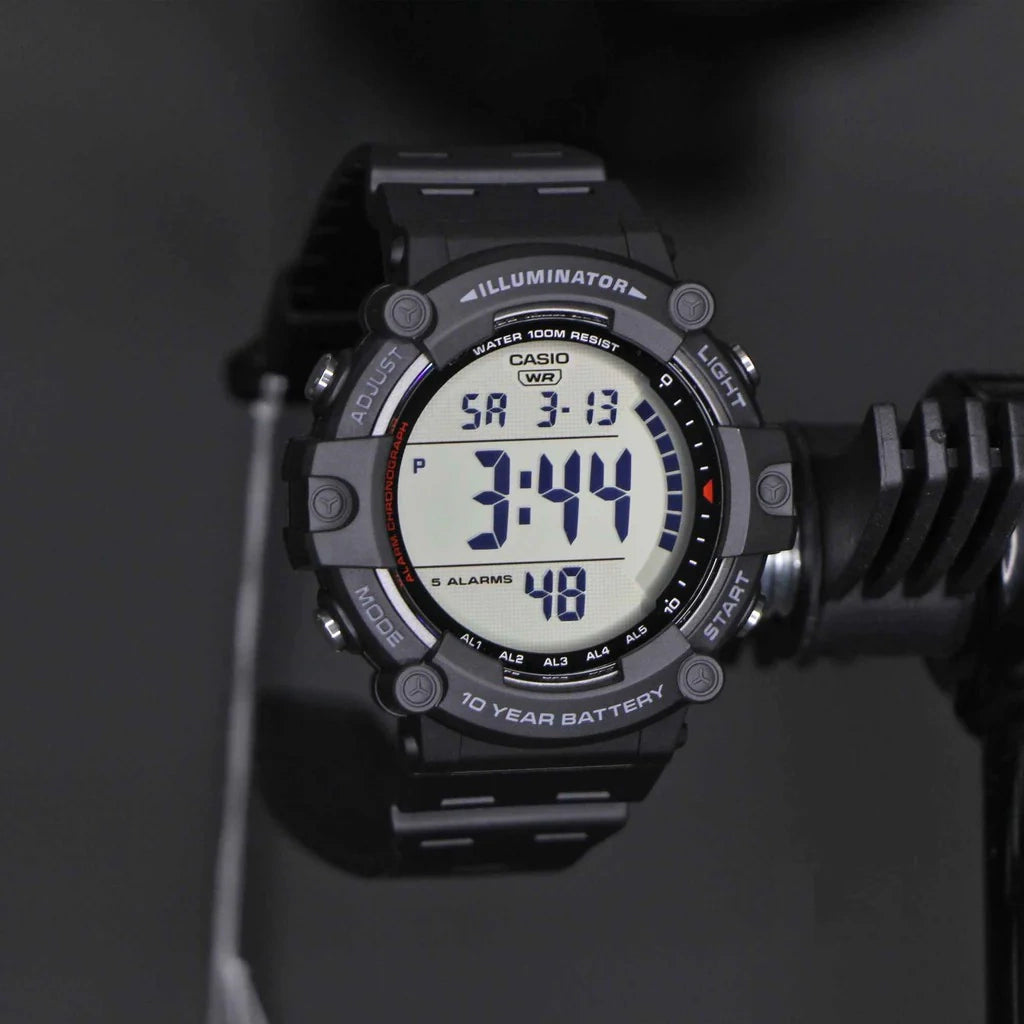 CASIO SPORT ILLUMINATOR AE-1500WH-1A ΑΝΔΡΙΚΟ ΡΟΛΟΙ + ΚΟΥΤΙ