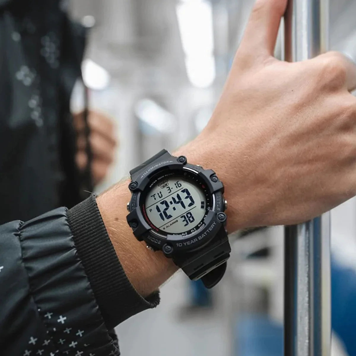 CASIO SPORT ILLUMINATOR AE-1500WH-1A ΑΝΔΡΙΚΟ ΡΟΛΟΙ + ΚΟΥΤΙ