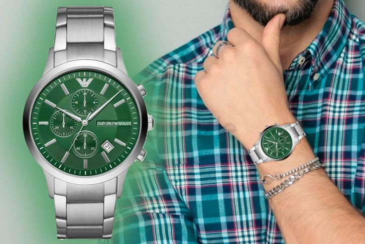ΑΝΔΡΙΚΟ ΡΟΛΟΙ EMPORIO ARMANI AR11507 + ΚΟΥΤΙ