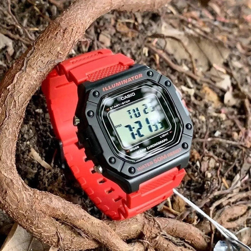 ΑΝΔΡΙΚΟ ΡΟΛΟΙ CASIO W-218H-4B + ΚΟΥΤΙ