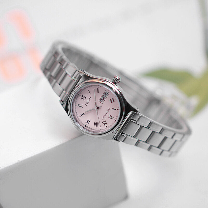 ΓΥΝΑΙΚΕΙΟ ΡΟΛΟΙ CASIO LTP-V006D-4B (zd587k) + BOX