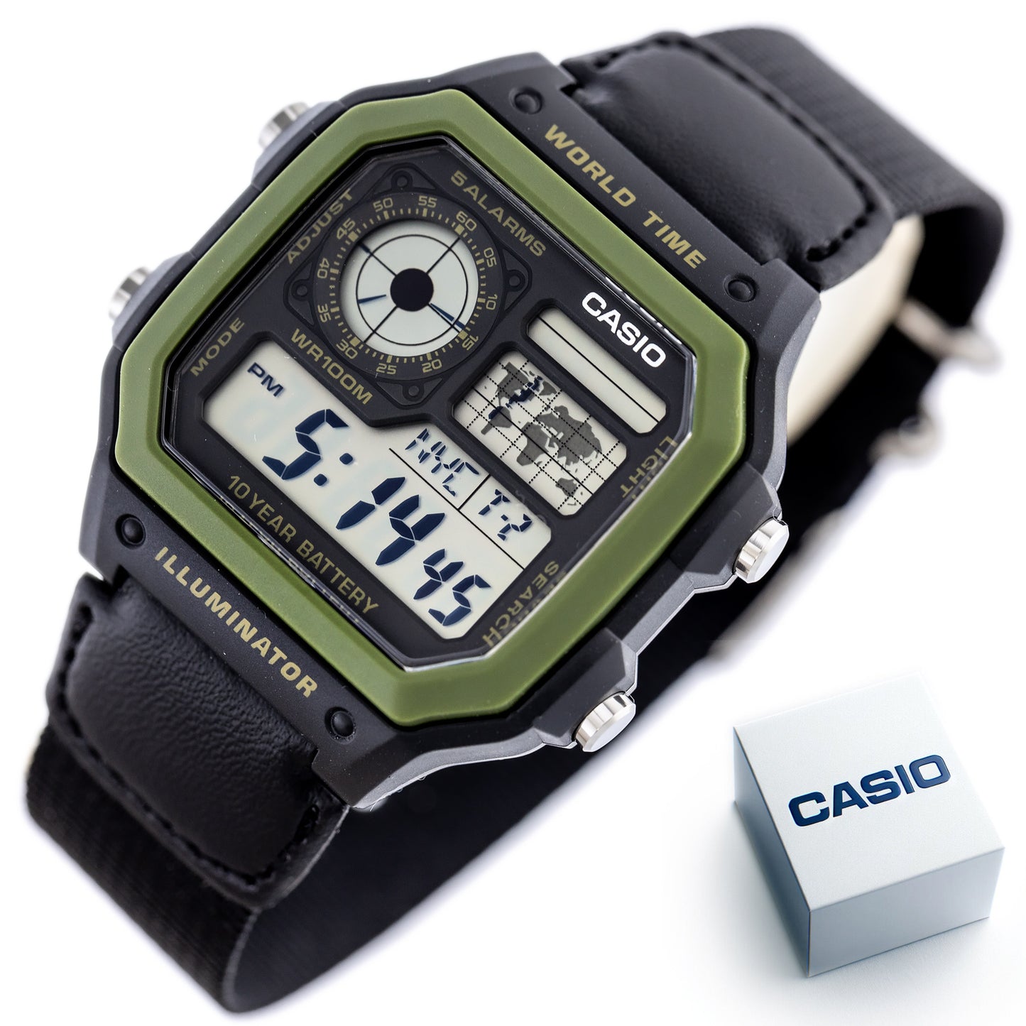 CASIO Sports AE-1200WHB-1B ΑΝΔΡΙΚΟ ΡΟΛΟΙ + ΚΟΥΤΙ (zd146d)