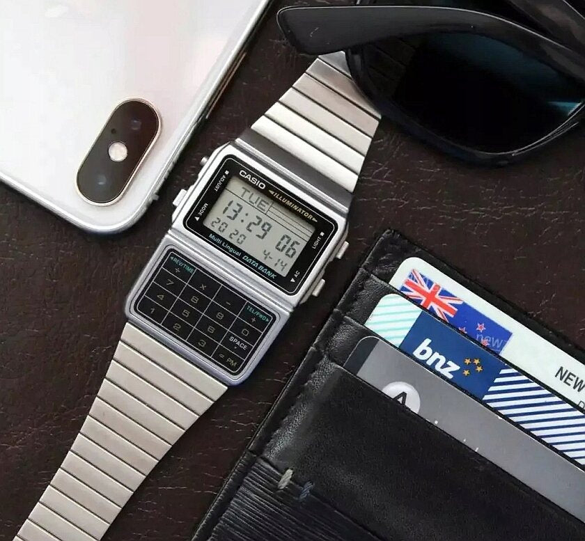 CASIO VINTAGE DATABANK ΑΝΔΡΙΚΟ ΡΟΛΟΙ DBC-611-1D + BOX