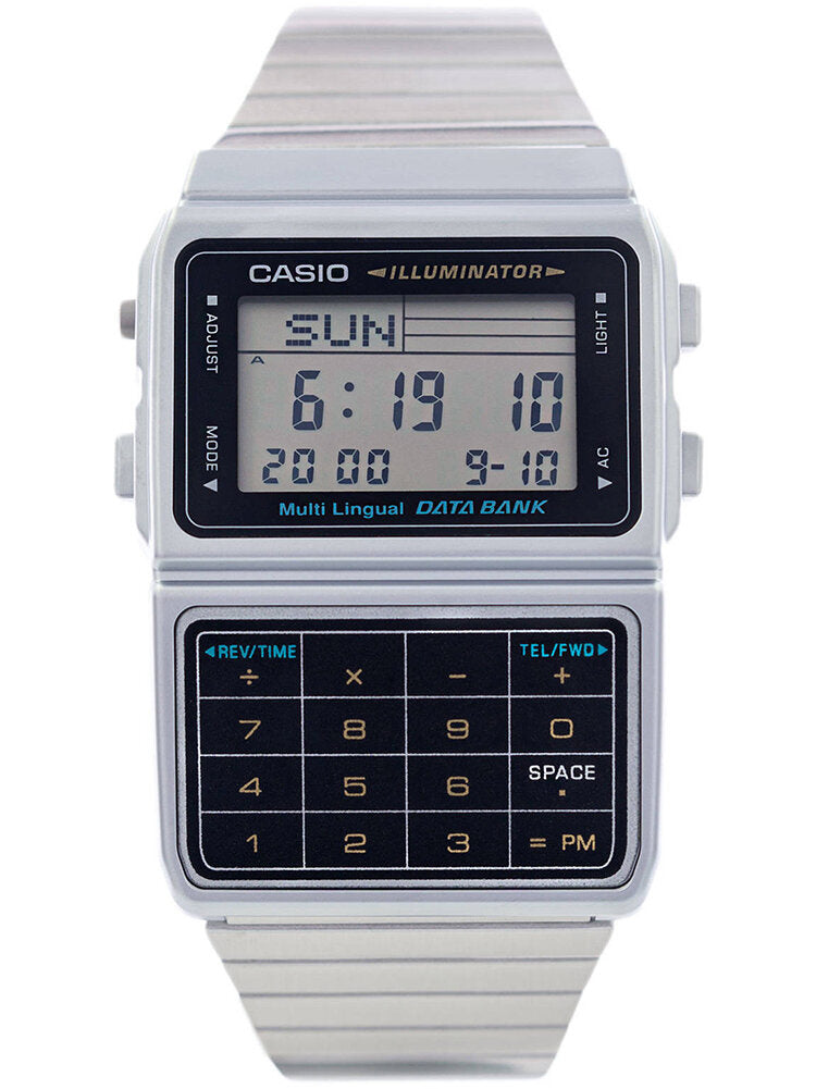 CASIO VINTAGE DATABANK ΑΝΔΡΙΚΟ ΡΟΛΟΙ DBC-611-1D + BOX