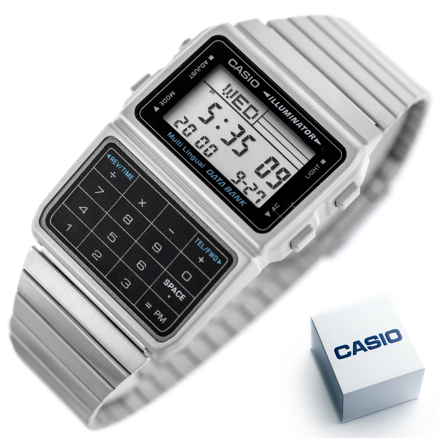 CASIO VINTAGE DATABANK ΑΝΔΡΙΚΟ ΡΟΛΟΙ DBC-611-1D + BOX