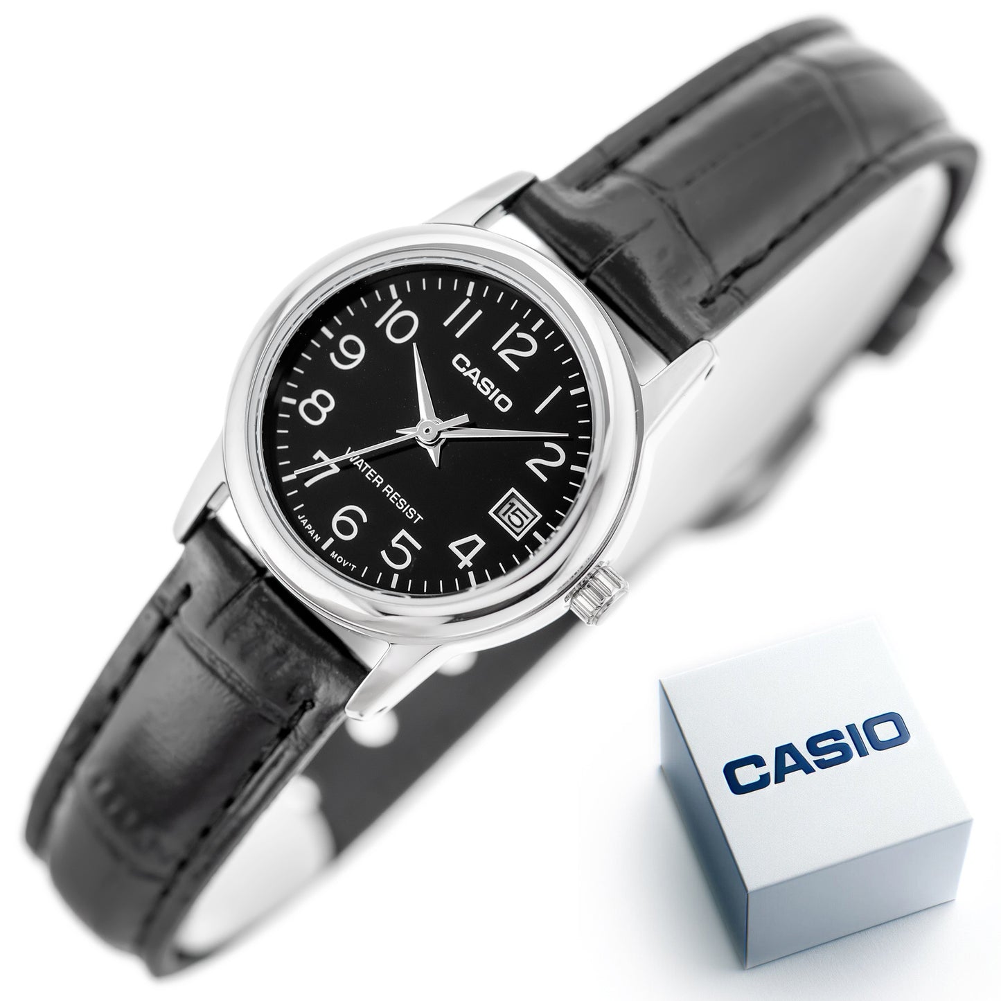 ΓΥΝΑΙΚΕΙΟ ΡΟΛΟΙ CASIO LTP-V002L-1B + ΚΟΥΤΙ