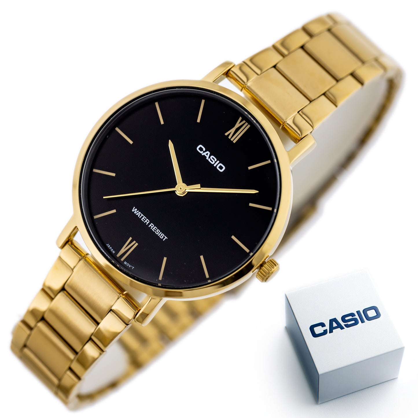 ΓΥΝΑΙΚΕΙΟ ΡΟΛΟΙ CASIO LTP-VT01G-1B (zd613d) + BOX