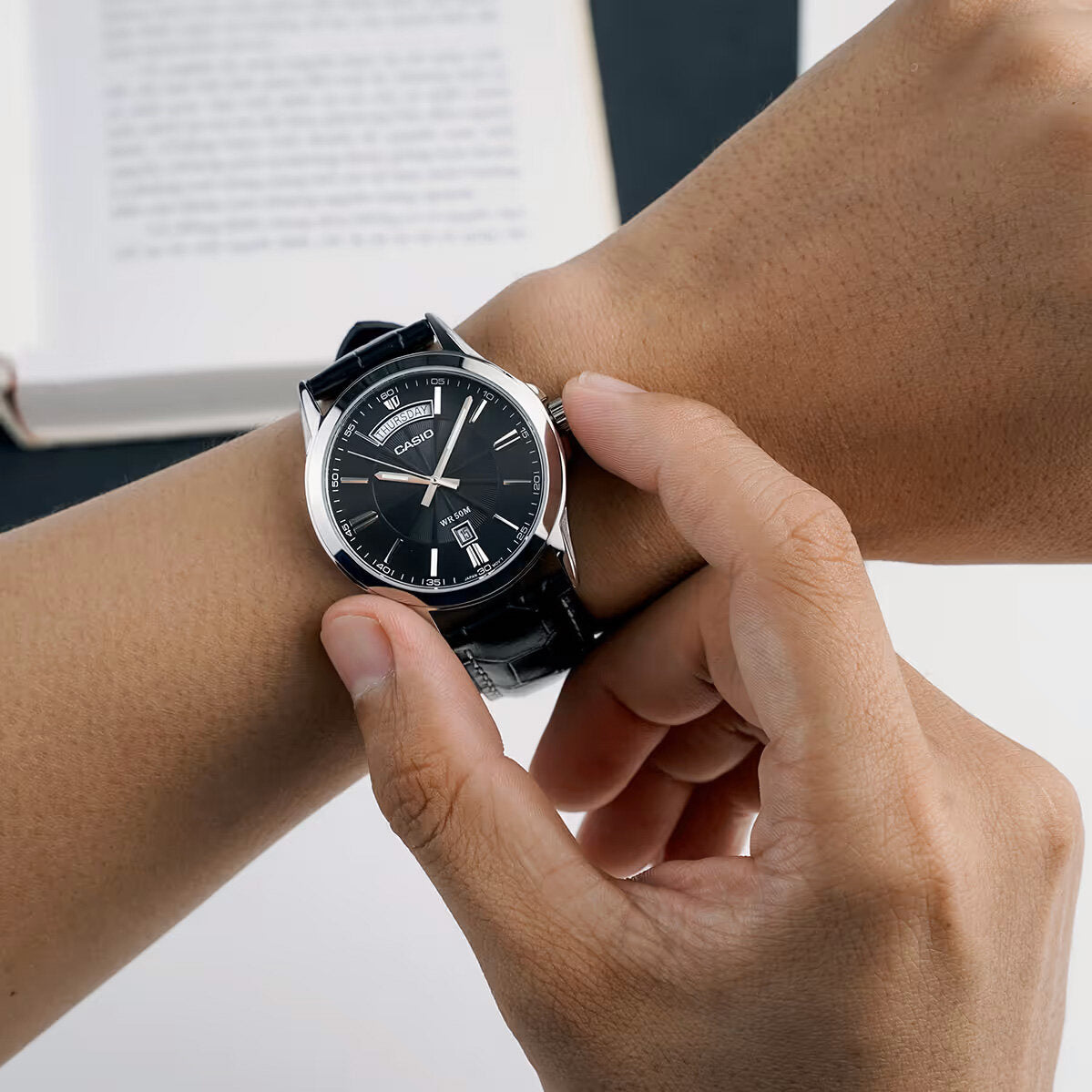Ανδρικό ρολόι Casio Collection MTP-1381L-1A (zd076e) + BOX