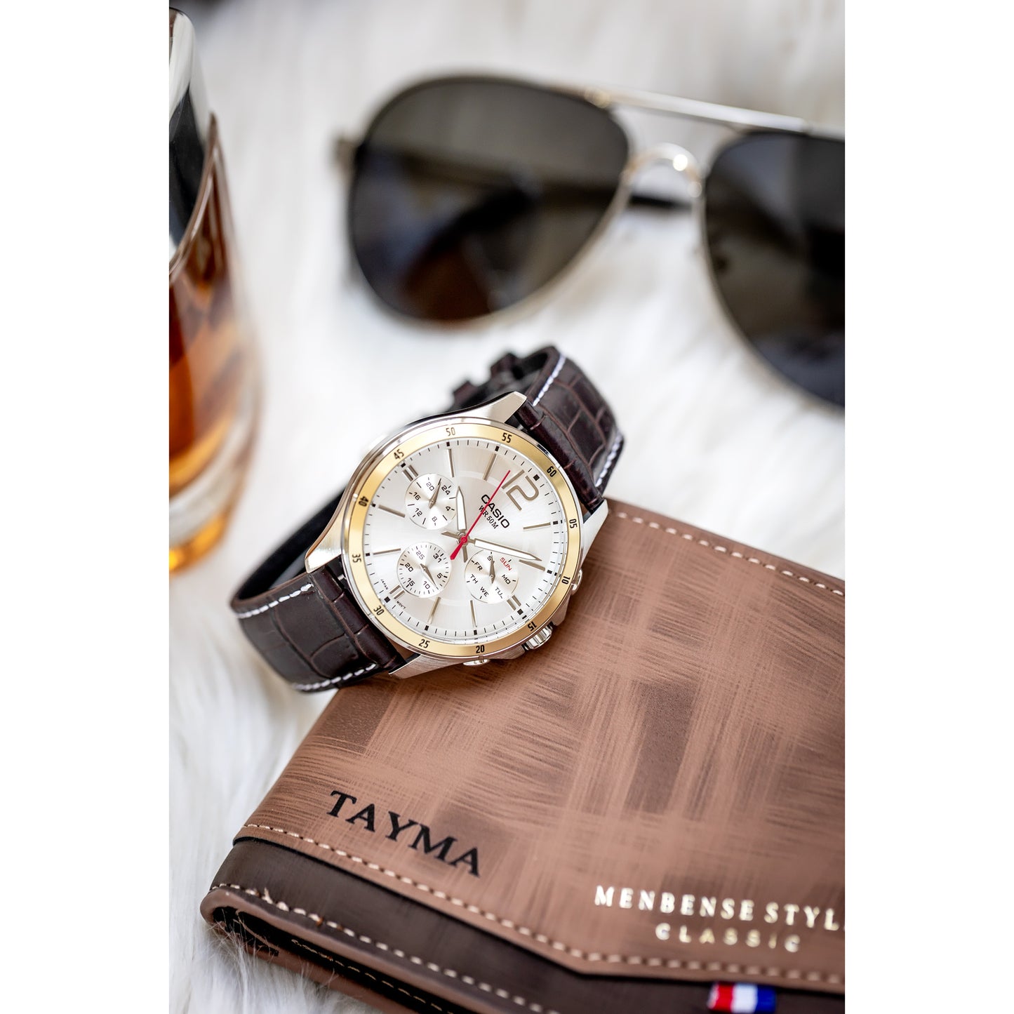 ΑΝΔΡΙΚΟ ΡΟΛΟΙ CASIO MTP-1374L-7AVDF (zd064a) + BOX