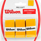 Περιτύλιγμα Wilson Pro Soft Absorbent Overgrip, κίτρινο, 3 τεμ. WRZ4040GO