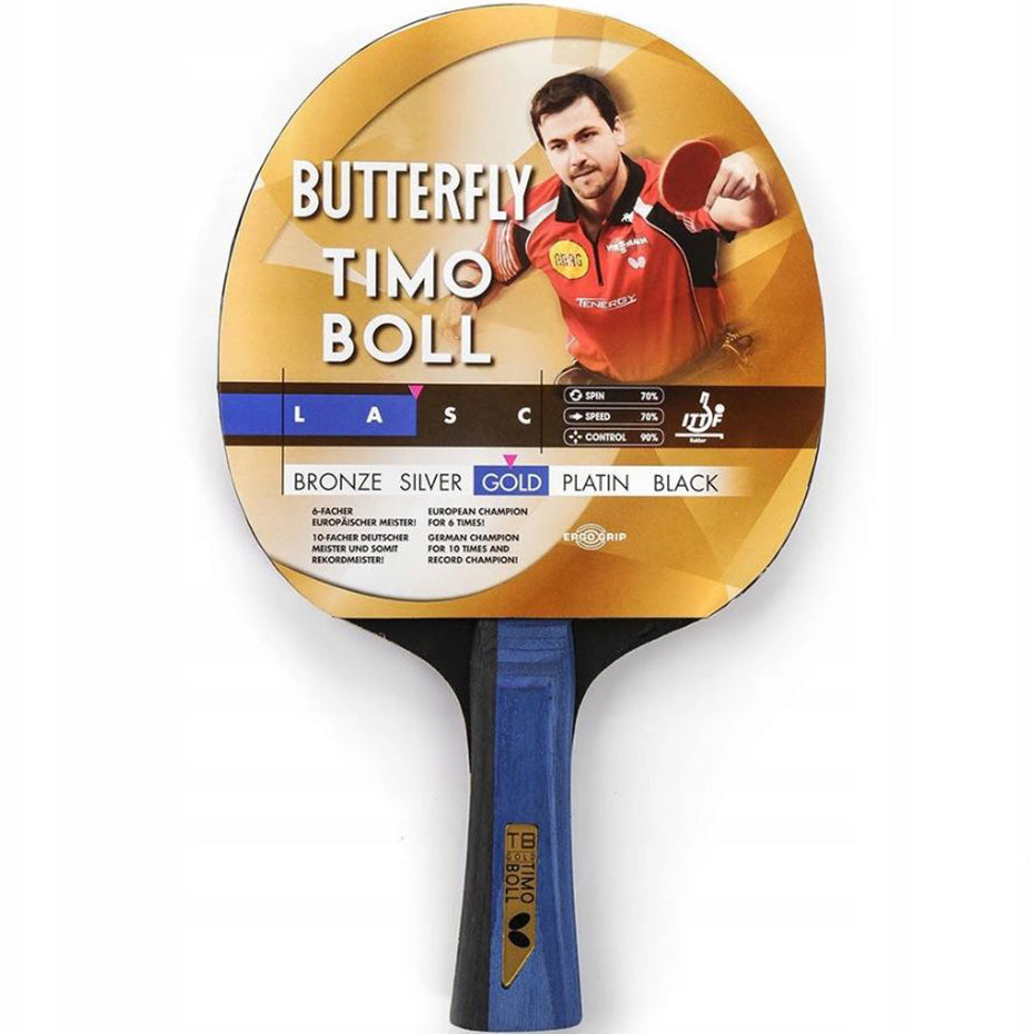 Ρακέτα πινγκ πονγκ Butterfly Timo Boll Gold 85021
