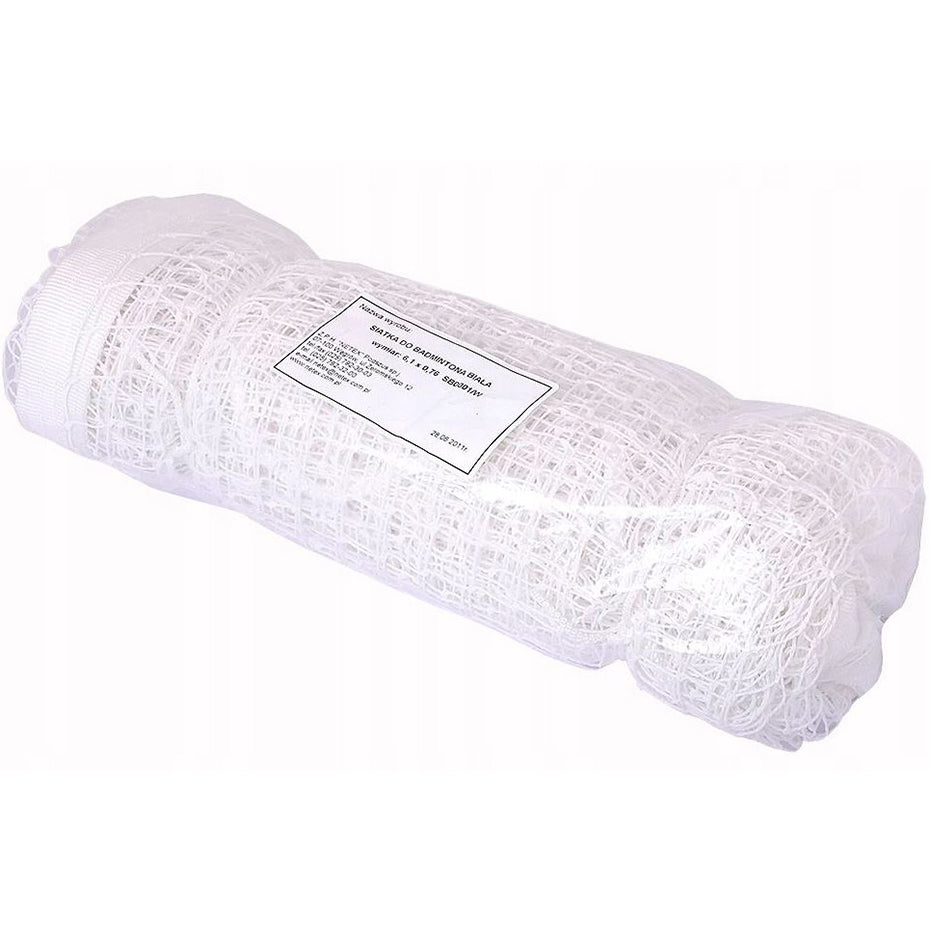 Διχτάκι μπάντμιντον Netex 6,1 m x 0,76 m λευκό SB0001
