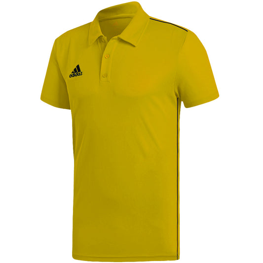 Ανδρικό T-shirt Adidas Core 18 Climalite Polo, κίτρινο FS1902