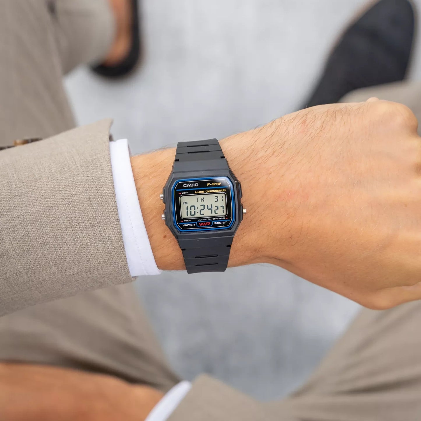 ΑΝΔΡΙΚΟ ΡΟΛΟΙ CASIO F-91W-1YER (zd086a) - CLASSIC + BOX