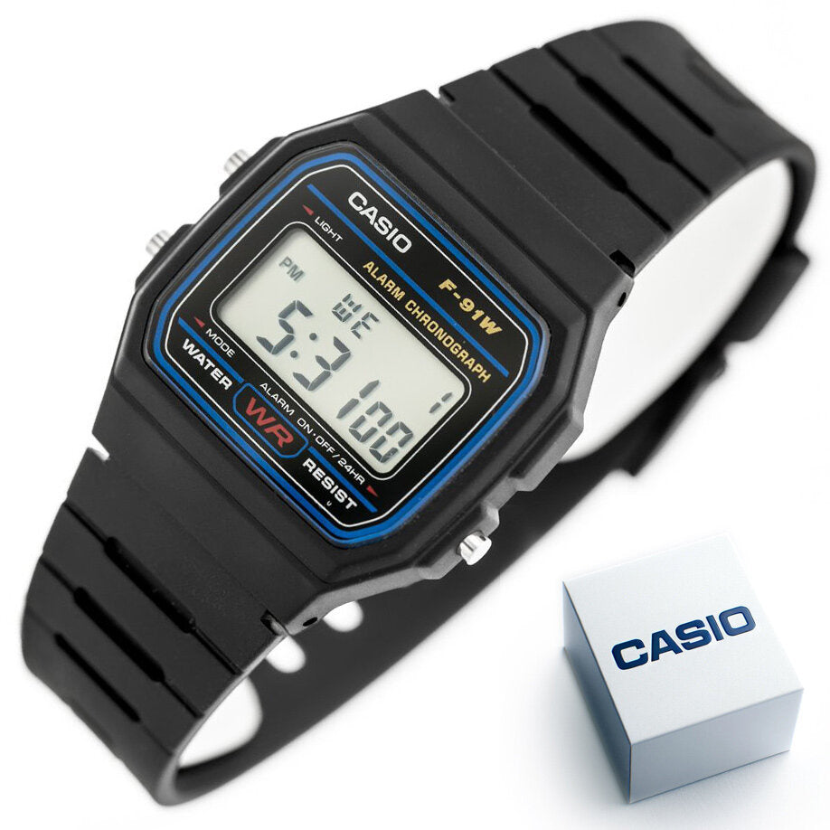 ΑΝΔΡΙΚΟ ΡΟΛΟΙ CASIO F-91W-1YER (zd086a) - CLASSIC + BOX