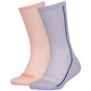 Puma Mesh Sock παιδικές κάλτσες 2 ζευγάρια μωβ, ροδακινί 907628 02