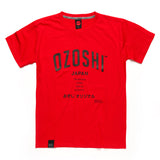 Ανδρικό T-shirt Ozoshi Atsumi κόκκινο TSH O20TS007