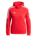 Παιδικό φούτερ adidas Tiro 21 Sweat Hoody κόκκινο GM7338
