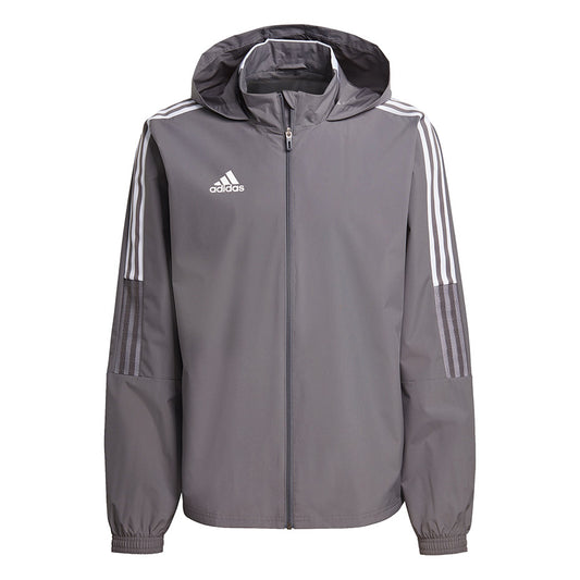 Ανδρικό φούτερ Adidas Tiro 21 Allweather σε γκρι χρώμα GM7389