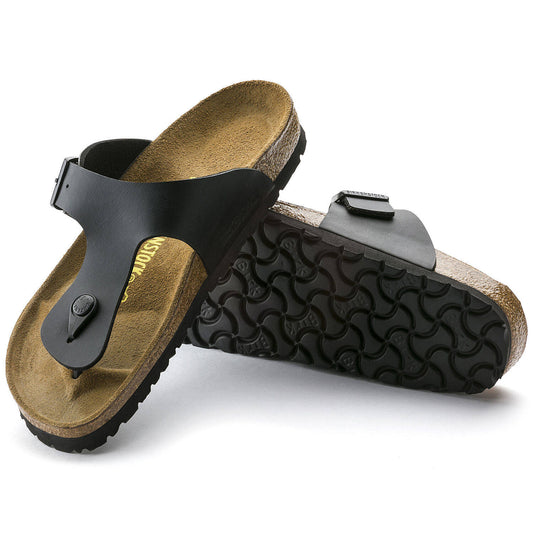 Γυναικεία ιαπωνική Birkenstock Ramses Birko-Flor Μαύρη κόρνα στενή (44793)