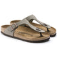 Γυναικεία ιαπωνική Birkenstock Gizeh Stone Birko-Flor στενό σε στενό γκρι πόδι (003393)