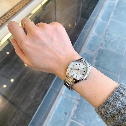 ΓΥΝΑΙΚΕΙΟ ΡΟΛΟΙ CASIO LTP-1302D 7A2V (zd521a) + ΚΟΥΤΙ
