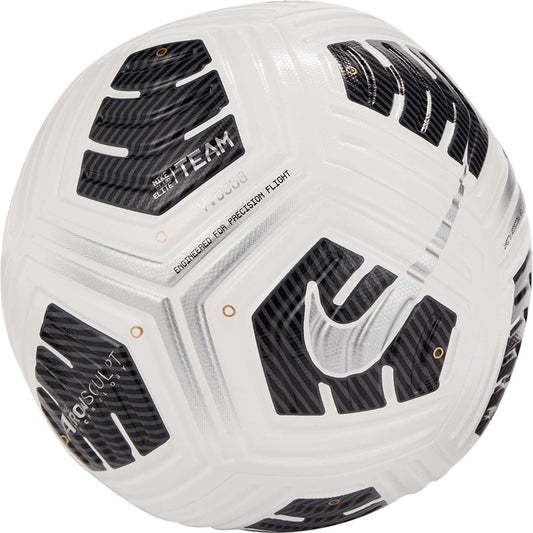 Nike Club Elite Team ποδόσφαιρο λευκό-μαύρο-ασημί CU8053 100