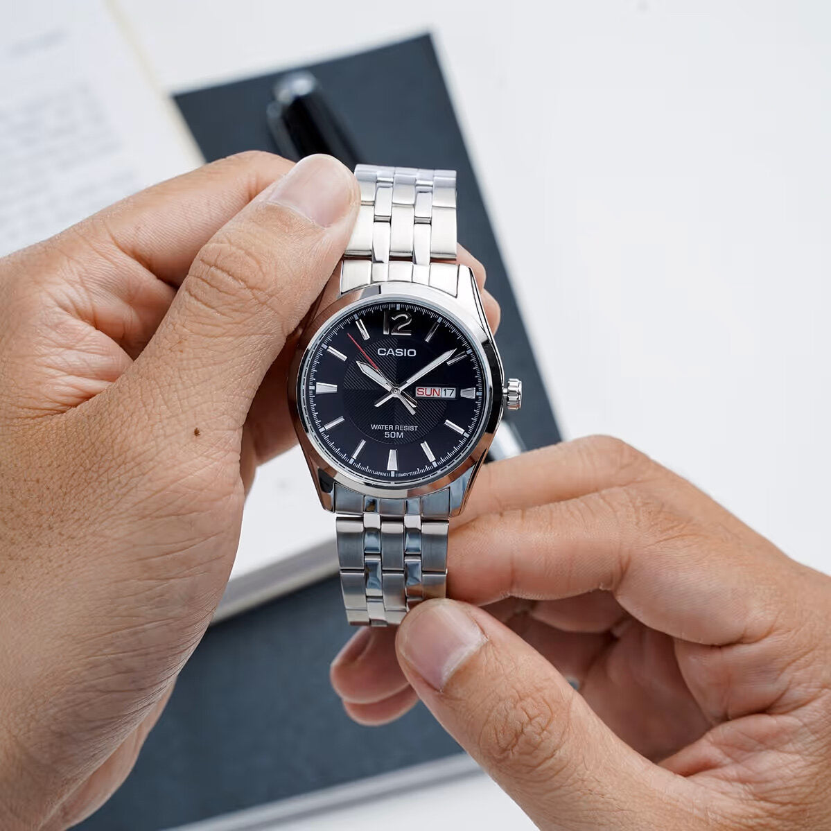 ΑΝΔΡΙΚΟ ΡΟΛΟΙ CASIO MTP-1335D 1AV (zd026a) + BOX