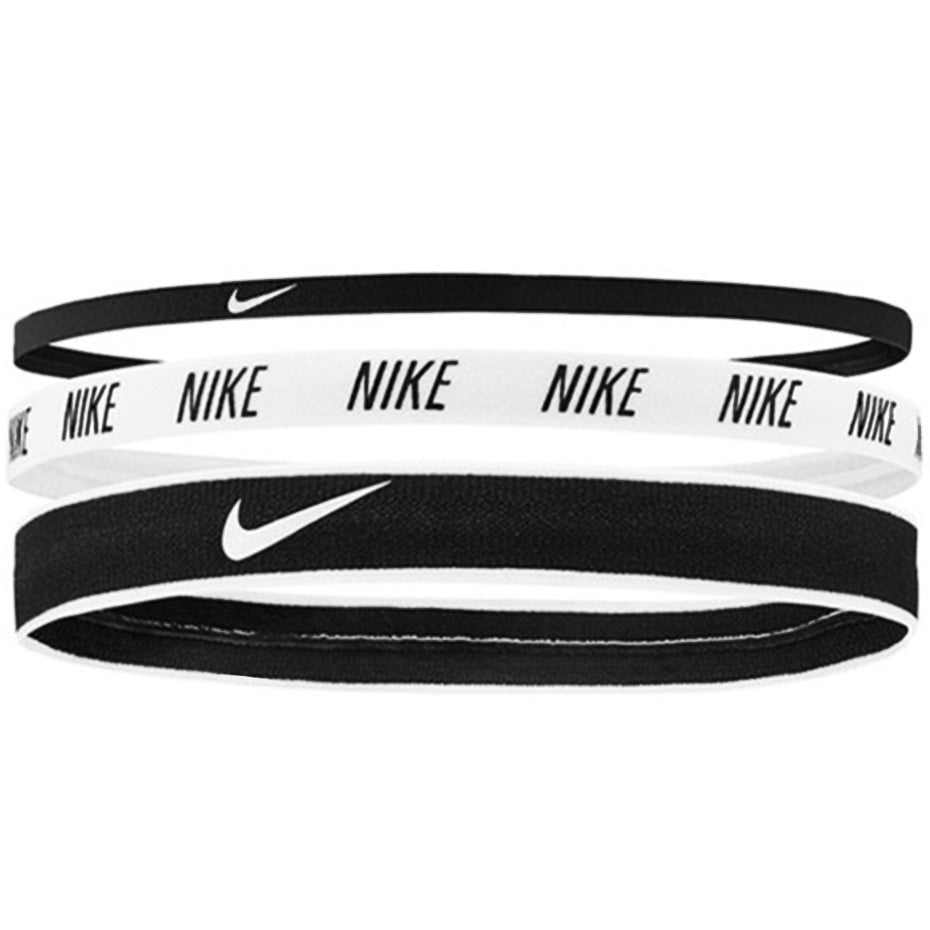 Κεφαλοδέτες Nike Mixed Width 3 τμχ. ασπρόμαυρο N0002548930OS