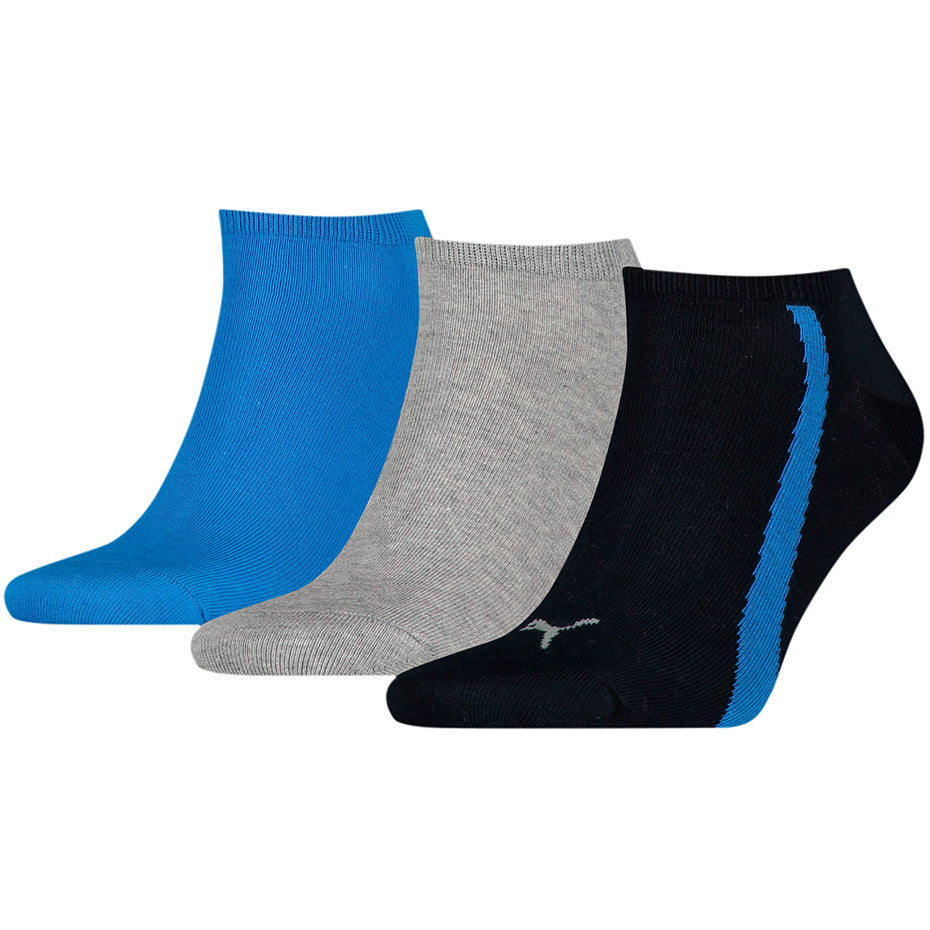 Puma Unisex Lifestyle Sneakers κάλτσες μαύρες, γκρι, μπλε 907951 03