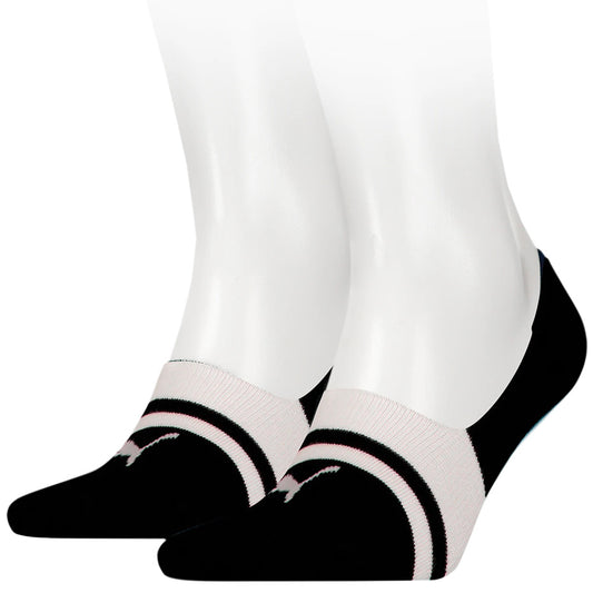 Puma Heritage Footie 2P Unisex κάλτσες μαύρες 907976 01
