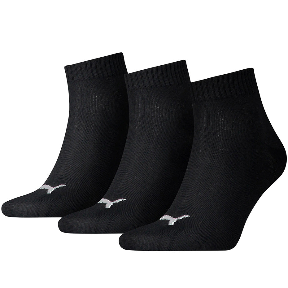 Puma Unisex Quarter Plain 3P κάλτσες μαύρες 906978 32/2710800012