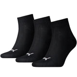 Puma Unisex Quarter Plain 3P κάλτσες μαύρες 906978 32/2710800012