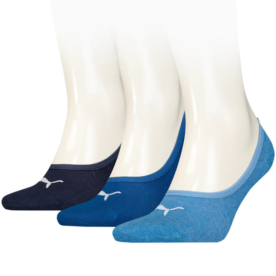 Puma Footie 3P Unisex κάλτσες μπλε ναυτικό, μπλε 906930 35