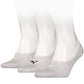 Κάλτσες Puma Footie 3P ανοιχτό γκρι 906930 33