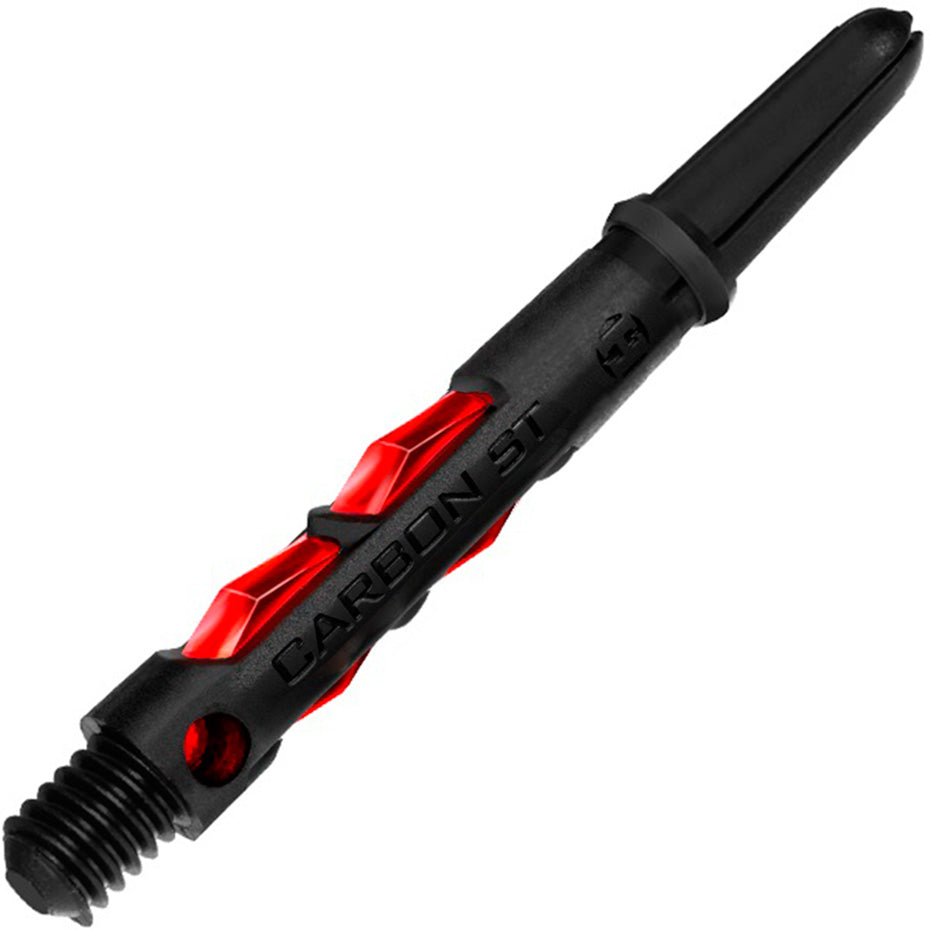 Άξονες Harrows Carbon ST Short 2BA, μαύρο και κόκκινο