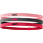 Κορδέλες μαλλιών Nike Elastic 2.0 3 τεμ. ροζ, μωβ, ροζ N1004529658OS