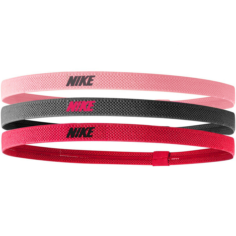 Κορδέλες μαλλιών Nike Elastic 2.0 3 τεμ. ροζ, μωβ, ροζ N1004529658OS
