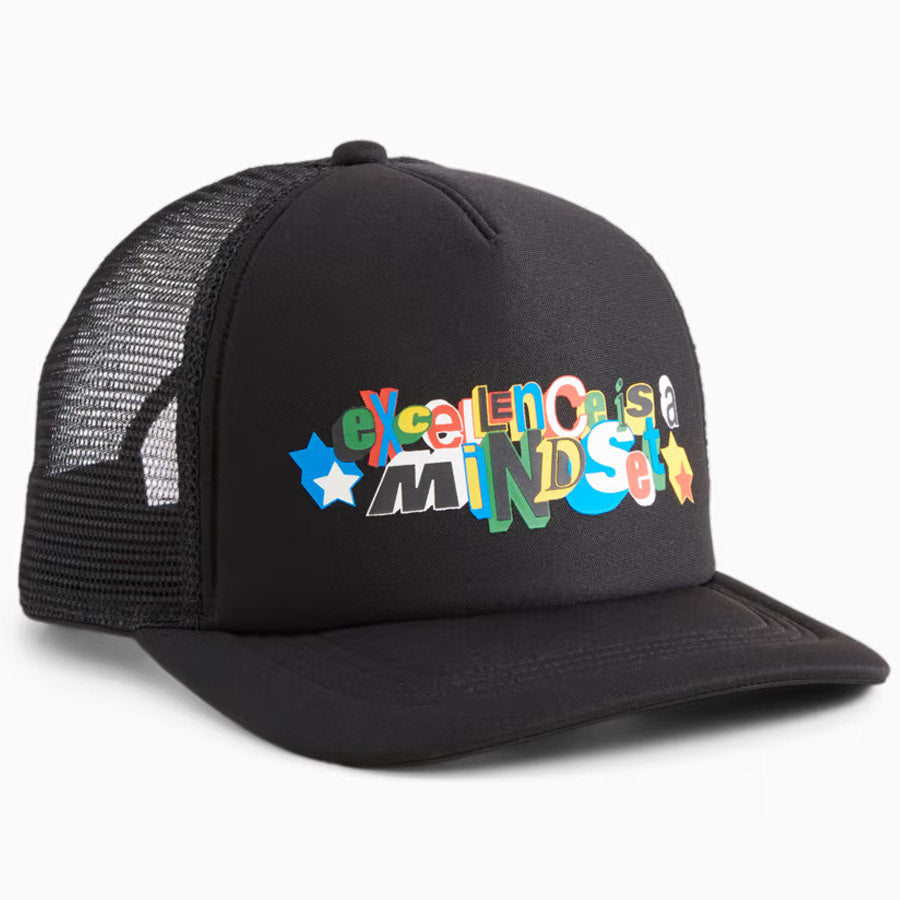 Καπ Πούμα Basketball Trucker Cap 024914-01 μαύρο