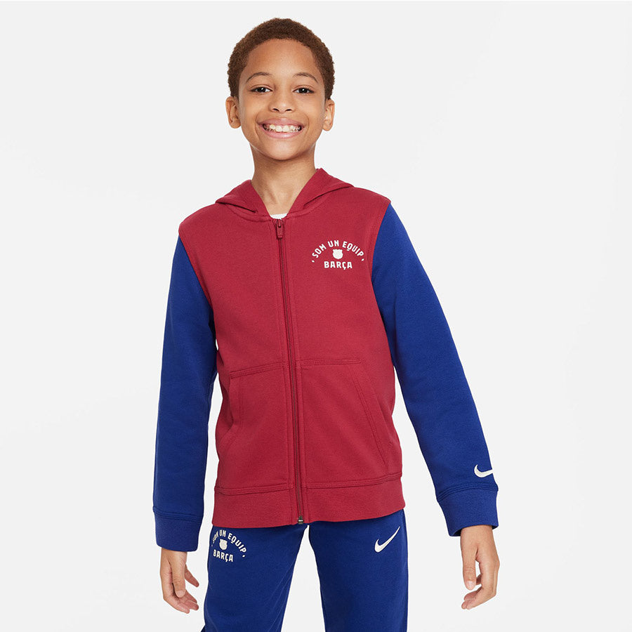 μπλούζα Nike FC Barcelona Νεότερος DV6302-620 κόκκινος